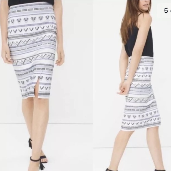 White House Black Market Dresses & Skirts - WHBM Pencil Skirt Aztec